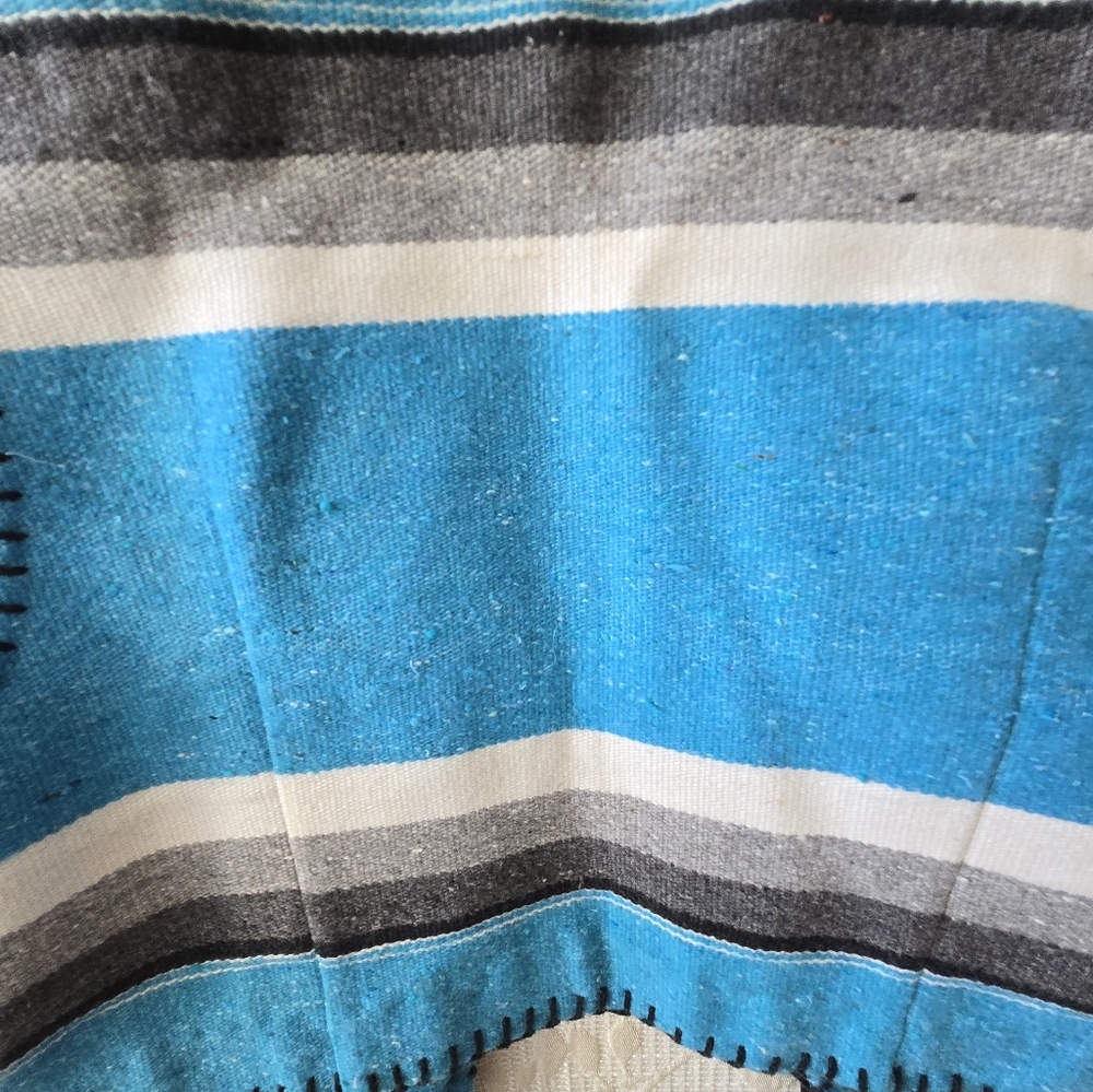 Handmade Vintage Native Patterned Wool Vest, Size XS/S - Picture 7 of 7